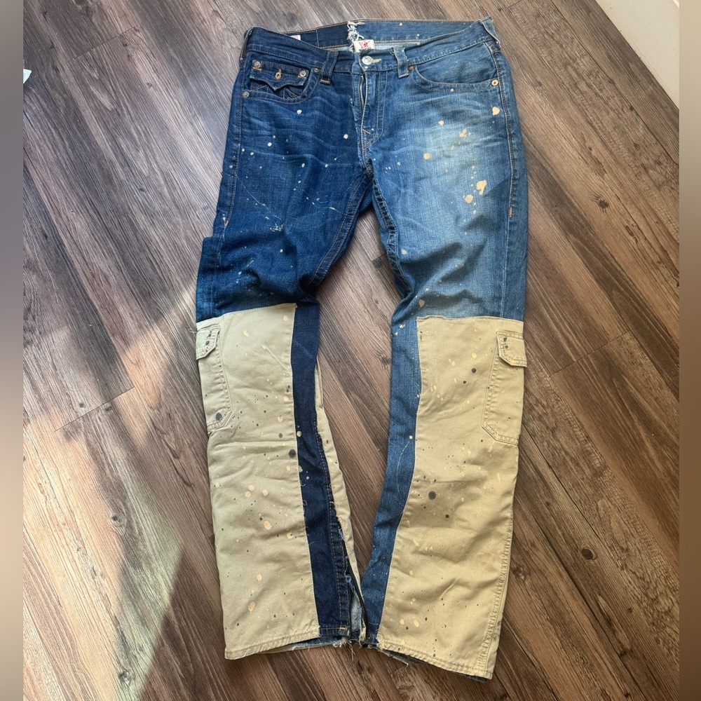 1 of 1 There’s Nothing Bolder x True Religion Half Denim & Half Cargo